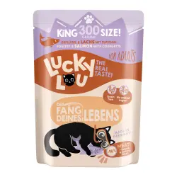 Lucky Lou Adult 6 x 300 g - Ave y salmón