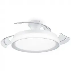 Philips Ventilador de Techo con Aspas Retráctiles y Luz LED 28W Blanco