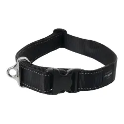 Rogz Collar Landing Strip XXL Negro