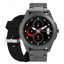 Viceroy SmartPro Sport 41113-10 Reloj Smartwatch Acero + Correa Adicional Negra
