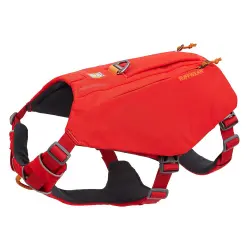 Arnés Ruffwear Switchbank rojo para perros - M: 69-81 cm de pecho