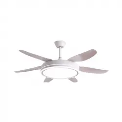 Bel Air Orion Ventilador de Techo con Luz y Mando a Distancia 72W 132cm 6 Aspas Blanco