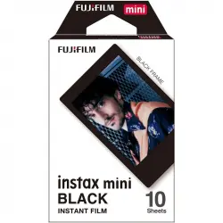 Fujifilm Instax Mini Black Papel Fotográfico para Cámaras Instax Mini