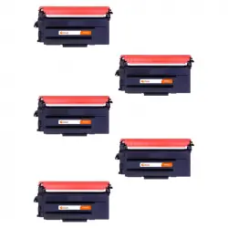 Pccom Essential Brother Tn3610 Tóner Compatible Negro Pack 5