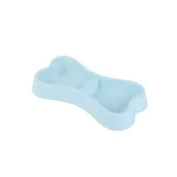 UAMLY Comederos dobles para mascotas - azul