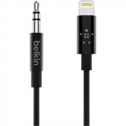 Belkin Cable de Audio de 3,5 mm con Conector Lightning Negro