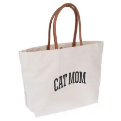 Bolsa de lona TIAKI «Cat Mom» para la compra - 1 unidad