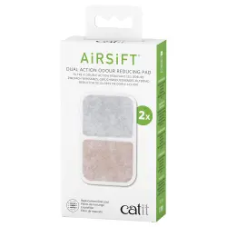 Catit Airsift Dual Action Almohadilla Reductora de Olores - 2 unidades