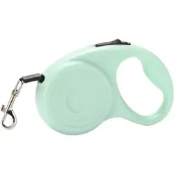 HausPets Correa retráctil perros 3 m/5 m, verde, perros pequeños medianos - Artículo 1