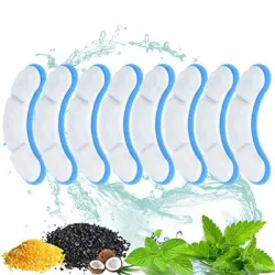 IntiMeg Dispensador de agua automático de 2 litros - Elementos filtrantes - 8 unidades