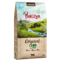 Purizon Adult Sterilised con cordero y pescado, sin cereales - 6,5 kg