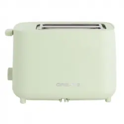 Create Toast Studio Tostadora de 2 Ranuras 750W Verde Pastel