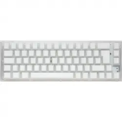 Ducky One 3 SF 65 Aura White Teclado Mecánico Gaming Switch MX Red RGB PBT Blanco