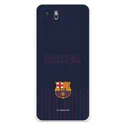 Funda Licencia Oficial FC Barcelona Fondo Azul para Xiaomi Redmi Note 10
