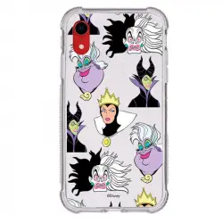 Funda Oficial de Disney Villanas Patrón Brillantina para iPhone XR