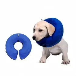 FurryFusion Collar inflable anti-mordeduras para gatos y perros - METRO