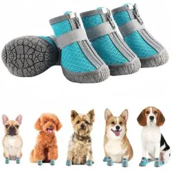 FurryFusion Zapatos de senderismo para perros - 4