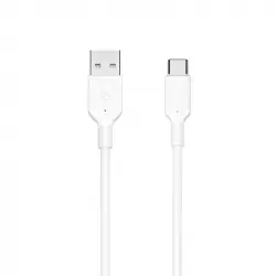 Home Cable USB 2.0 a Tipo C 3A 1m Blanco