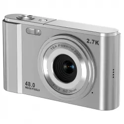 Kinsi DC302 Cámara Digital 2.8" 48MP HD Plata