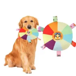 MCBOSON Frisbee para perros con campana incorporada - 1 pieza