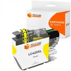 Pccom Essential Brother Lc422xl Cartucho Tinta Compatible Amarillo