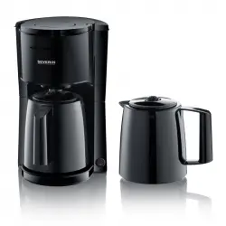 Severin Ka 9307 Cafetera con Dos Jarras Termo 1000W Negro