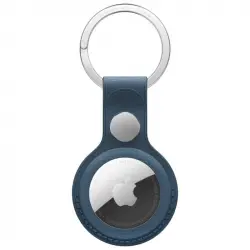 Apple FineWoven Key Ring Llavero de Trenzado Fino para AirTag Azul Pacífico