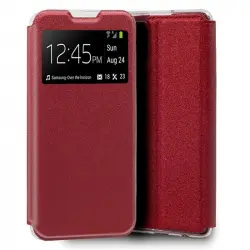 Cool Funda Flip Cover Liso Rojo para Samsung Galaxy S20 Plus