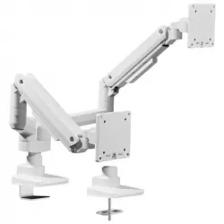 Equip 650183 Soporte Monitor de Mesa Heavy-Duty 2 Pantallas 17"-35" 20KG (Por Pantalla) Blanco