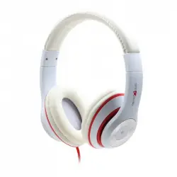 Gembird Los Angeles Auriculares Blanco/Rojo