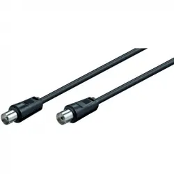 Goobay Cable Coaxial Antena 1.5m Negro