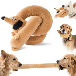 IntiMeg  de peluche ruidoso para perros de 100 cm - 100 cm