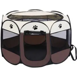 IntiMeg Jaula grande y plegable para gatos - 1 pieza