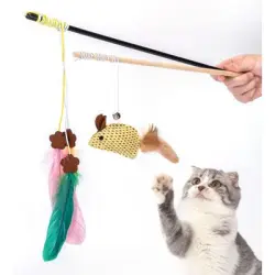 UAMLY  interactivo de plumas para gatos - 2 piezas