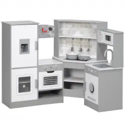 Aiyaplay Cocina de  para Niños +3 Años con Luz y Sonido Gris