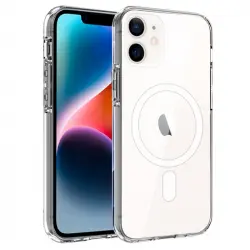 Cool Funda Magnética Transparente para iPhone 14 Plus