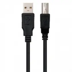 Ewent Cable USB -A 2.0 a USB-B Macho/Macho 1m Negro