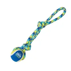 pelota de tenis con cordón para perros Zeus Fitness Tug, 43 cm