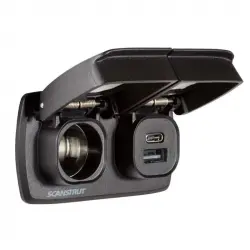 Scanstrut Flip Pro Multi 2 Conector Doble USB-A/C y Toma Mechero 12v Carga Rápida