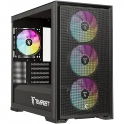 Tempest Stronghold ARGB M-ATX Cristal Templado USB 3.0 Negra