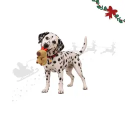 Wonder Christmas Capibara Látex Peluche para perros 12 x 7.5 x 6.5 cm