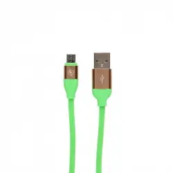 Contact Cable USB-A a MicroUSB 1.5m Verde