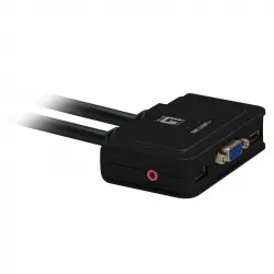 LevelOne KVM 2 Puertos USB + Audio