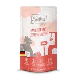 MjAMjAM Quetschie comida húmeda para gatos 12 x 125 g - Corazón