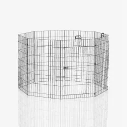 Parque octogonal Ferplast para roedores - L: 8 piezas de 57 x 91,5 cm (An x Al)