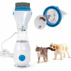 Pawffee Peine eléctrico antipulgas para mascotas, elimina los piojos. - 1 pieza