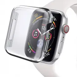 Avizar Funda Protectora de Silicona Transparente 40mm para Apple Watch