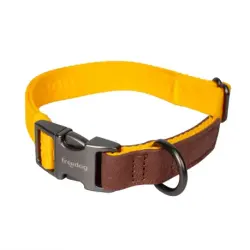 Freedog Linum Yellow Sunrise Collar para Perros Amarillo, 45-66 cm