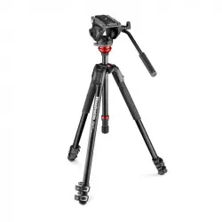 Manfrotto MVK500190XV Trípode de Aluminio para Vídeo con Rótula Fluida
