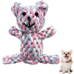 Pawffee  de limpieza dental con forma de osito de peluche perros - 12×11 cm